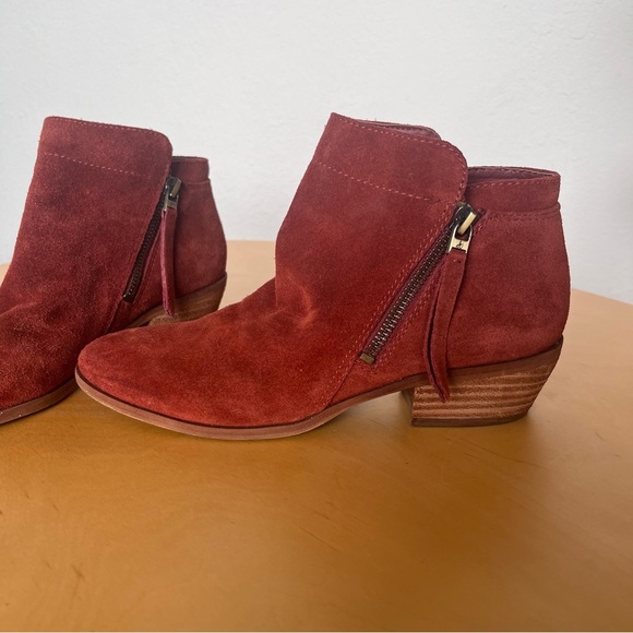 Sam Edelman Packer Ankle Boots Rust Color Women’s Size 7 - Picture 6 of 14